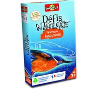 - Défis Nature - Animaux Inspirants - Pariez Sur Les Points Forts De Ces Animaux Pour Gagner La Bataille - Jeu De Cartes - 2 À 6 Joueurs - 7 Ans - Fabriqué En France - 400350[Z1028]
