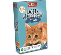 Défis Nature - Chats - Pariez Sur Les Points Forts De Ces Animaux Pour Gagner La Bataille - Jeu De Cartes - 2 À 6 Joueurs - 7 Ans - Fabriqué En France - 282642[Z305]