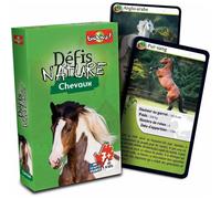 Bioviva – Jeu de cartes Défis Nature Chevaux – 2 à 6 joueurs 7 ans – Fabriqué en France