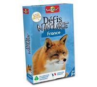 Bioviva - Défis Nature - France - Pariez sur les points forts de ces animaux pour gagner la bataille - Jeu de Cartes - 2 à 6 Joueurs - 7 ans - Fabriqué en France - 282529