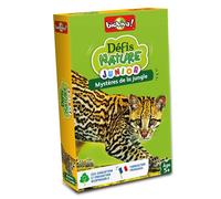 Bioviva - Défis Nature Junior - Mystères de la jungle - Détiens les bonnes cartes pour gagner la bataille - Jeu de Cartes - 1 à 4 Joueurs - 5 ans - Fabriqué en France - 280235