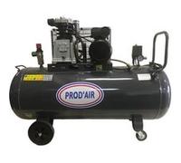 Compresseur 200 Litres 4 Cv 10 Bars Lubrifié Courroie Sur Roues
