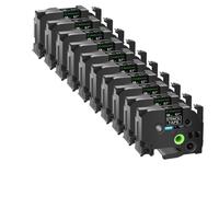 DEFIYAN 3 5 10 pièces Gravure Pochoir Ruban 18 24 36mm Cassette Ruban Non adhésif Compatible avec imprimante STE 141 Ste151 STE161(10PK 18mm)