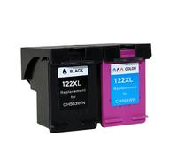 DEFIYAN Cartouche de Remplacement Compatible 121, 2 pièces, à Utiliser avec Deskjet D2563 F4283 F2423 F2483 F2493 F4213 F4275 F4583