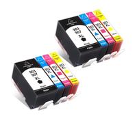 DEFIYAN Cartouche d'encre Compatible 903 XL Compatible avec Officejet Pro 6970 6950 6960 6966 6968 6974 6975, Remplacement d'imprimante Tout-en-Un Compatible avec Hp903 907XL Hp907(2set 8pcs)