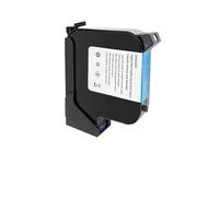 DEFIYAN Cartouche d'encre Compatible avec imprimante à Jet d'encre Portable, 65ml, séchage Rapide, Noir, à Base de solvant, Compatible avec Les imprimantes Non cryptées(25.4mm Red Ink)