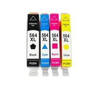 DEFIYAN Cartouche d'encre Compatible Compatible avec HP564XL, Remplacement Compatible avec HP564 4610 4620 B210 5520 3520 5510 B110a C410 B109 C310 7510 6520(1SET)