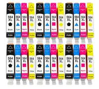 DEFIYAN Cartouche d'encre Compatible Compatible avec HP564XL, Remplacement Compatible avec HP564 4610 4620 B210 5520 3520 5510 B110a C410 B109 C310 7510 6520(6SET)