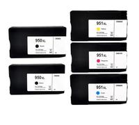 DEFIYAN Cartouche d'encre Compatible Compatible avec imprimante 950XL 950 951, Compatible avec Officejet Pro 8100 8600 8610 8620 8630 251dw 276dw(BK BK C M Y)