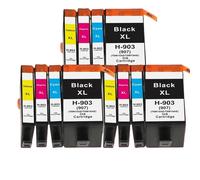 DEFIYAN Cartouche d'encre Compatible Compatible avec imprimante Tout-en-Un 903 903XL 907, Compatible avec OfficeJet Pro 6950 6960 6961 6970 6971(3BK 3C 3Y 3M)