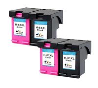 DEFIYAN Cartouche d'encre Compatible Compatible avec imprimantes 61XL 61 4500 4502 5530 1050 2050 3050 3054 3000 1000 1050(2BLACK 2COLOR)