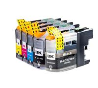 DEFIYAN Cartouche d'encre Compatible Einkshop LC223 LC221 Compatible avec MFC-J4420DW J4620DW J4625DW 4120DW(1SET 5PCS)