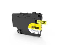 DEFIYAN Cartouche d'encre Compatible LC436 LC436XL Compatible avec imprimantes MFC-J5955DW MFC-J6555DW MFC-J6955DW MFC-J6957DW(1PCS LC436XL Yellow)