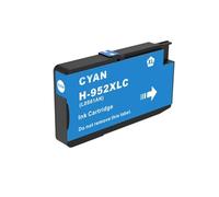 DEFIYAN Cartouche d'encre de Remplacement Compatible avec 952XL, Compatible avec imprimante Officejet Pro 7740 8210 8216 8702 8710 8715 8720 8725 8730 8740(Cyan)