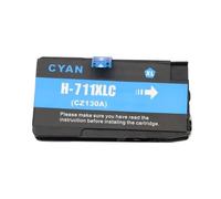DEFIYAN Cartouche d'encre de Remplacement Compatible Compatible avec imprimantes 711 711XL T120 T520(C 1PCS)