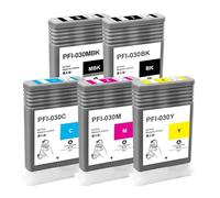 DEFIYAN Cartouche d'encre PFI-030 55ML, Encre pigmentée Compatible avec ImagePROGRAF TA-20 TA-30(1set)