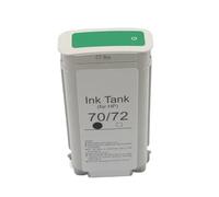 DEFIYAN Cartouche d'encre pigmentée Compatible Compatible avec HP70, Compatible avec Designjet Z2100 Z3100 Z3200 Z5200 Z5400 C9449A C9448A(70G-Green)