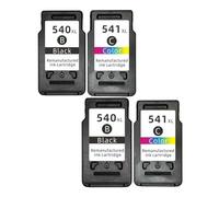 DEFIYAN Cartouches d'encre de Remplacement compatibles avec PG540 CL541 PG540XL CL541XL Compatible avec imprimantes MX375 MX395 MG3150 MG3250 MG3550 MG4250(2SET)