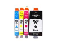 DEFIYAN Cartouches d'encre magnétiques compatibles Compatible avec imprimantes 920 XL, Compatible avec Officejet 6000 6500 sans Fil 6500A 7000 7500 7500A(3 Set)