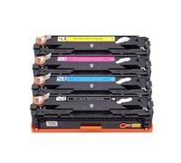 DEFIYAN Jeu de Cartouches de Toner 4 Couleurs compatibles avec CRG055 CRG-055 Compatible avec LBP663cdw LBP664cx MF742cdw MF744cdw MF746cx(4COLOR 1SET NO Chip)