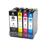 DEFIYAN Jeu de Cartouches d'encre 702 XL compatibles Compatible avec imprimante Workforce Pro WF 3720 WF 3725 DWF WF3720DW DWF WF 3730 3733(1 Set)