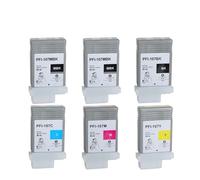 DEFIYAN Jeu de Cartouches d'encre compatibles Compatible avec IPF670 IPF680 IPF685 IPF770 IPF780 130ML PFI107 PFI-107 6 pièces(6PCS)