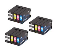 DEFIYAN Jeu de Cartouches d'encre compatibles Compatible avec MAXIFY MB2020 MB2320 MB2040 MB2340 MB2060 MB2360 PGI-1200 PGI-1400XL PGI-1600, 1 à 4 Paquets(4color 3set)