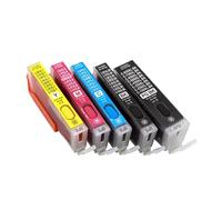 DEFIYAN Jeu de Cartouches d'encre universelles, Compatible avec imprimantes MG5580 7580 MX728 MX928 920 928 MG6680 5680 IX6780 6880 8700 PGI850 CLI851(5COLOS1SET)