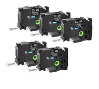 DEFIYAN Ruban métallique gravé électrolytiquement, 18mm, 24mm, 36mm, Compatible avec Le Ruban Pochoir Mobile Non adhésif STE 141 STE 151 161(5PK STe-151 24mm)