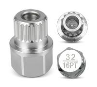 DEFIYEAR Écrou de roue antivol creux 32/16PT - pour BMW - Écrou de verrouillage de roue pour BMW X1 X3 X5 X6, outil de démontage d'écrou de roue pour une installation facile et sûre