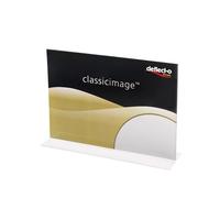 Deflecto 47905 Classic Image® Présentoir de table Utilisation pour format de papier: DIN A5 horizo
