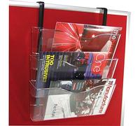 Deflect-O Support suspendu pour magazine orientation paysage Transparent