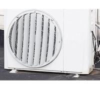 Déflecteur AC En Acier Inoxydable, Couverture Universelle Anti-soufflage | Du Vent Pour Climatiseurs Extérieurs, Pompes À Chaleur Et Condensateurs(Round,56*56cm)