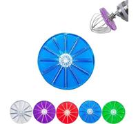 Déflecteur anti-éclaboussures pour de batteur sur socle, compatible avec les fouets à 6 fils, accessoire racleur pour mixeur (bleu, batteurs à bol relevable)