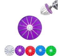 Déflecteur anti-éclaboussures pour de batteur sur socle, compatible avec les fouets à 6 fils, accessoire racleur pour mixeur (violet, batteurs à bol relevable)