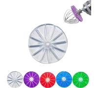 Déflecteur anti-éclaboussures pour de batteur sur socle, compatible avec les fouets à 6 fils, accessoire racleur pour mixeur (transparent, batteurs à bol relevable)