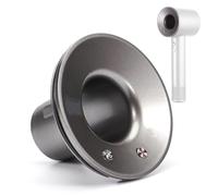 Déflecteur avant de rechange pour sèche-cheveux Dyson Supersonic HD01 HD02 HD03 HD07 HD08 avec anneau d'étanchéité (argenté)
