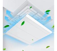 Deflecteur Climatisation Plafond, Réglable Déflecteur Climatisation, Aide à Refroidir La Circulation de L'air de Chauffage, Déflecteur de Courant Alternatif for Les Évents de Plafond de La Maison