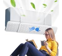 Déflecteur d'aération AC - Bouclier anti-soufflage direct pour climatiseur | Bouclier rotatif à 180 degrés de remplacement pour installation de maison, ventilateur de lit, direction du flux d'air