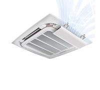 Déflecteur d'aération de plafond, déflecteur de climatiseur pour climatisation centrale, déflecteur de vent réglable en ABS, déflecteur aide à refroidir/chauffer la circulation de l'air