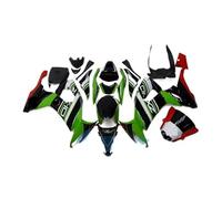 Déflecteur d'aileron Avant Moto Kit Complet de carénages en Plastique pour Moto pour ZX10R 2008, 2009 et 2010, Noir Brillant