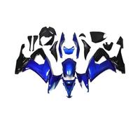 Déflecteur d'aileron Avant Moto Kit Complet de carénages en Plastique pour Moto pour ZX10R 2008, 2009 et 2010, Noir Brillant
