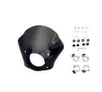 Déflecteur d'aileron Avant Moto pour Sportster XL 883 1200 R/L/C 86-15 Quart de carénage Moto Phare Pare-Brise Couverture gantelet carénage Roadster Bas