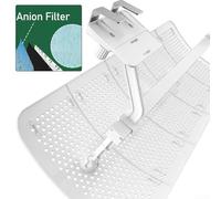 Déflecteur d'air à 5 feuilles pour ventilation de plafond et de climatisation centrale, matériau anti-condensation, guide efficacement le flux d'air pour éviter les coups directs (filtre anion)