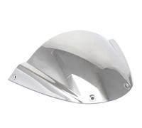 Déflecteur d'air Avant Double Bulle pour Ducati pour Monster 696, 796, 1100S Evo (2008-2014) Pare-Brise Moto(Chrome)