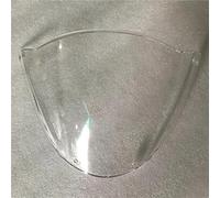 Déflecteur d'air Avant Double Bulle pour Ducati pour Monster 696, 796, 1100S Evo (2008-2014) Pare-Brise Moto(Transparent)