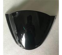 Déflecteur d'air Avant Double Bulle pour Ducati pour Monster 696, 796, 1100S Evo (2008-2014) Pare-Brise Moto(Black)