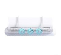 Déflecteur d'air CA réglable à fixation murale rétractable qui empêche le flux direct pour le refroidissement et le chauffage de la maison et du bureau (bleu)