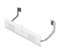 Déflecteur d'air central AC avec direction de flux d'air réglable et filtre à charbon en coton pour réduire la poussière, compatible avec les aérations de plafond et latérales standard
