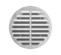Déflecteur d'air climatisé en acier inoxydable - Déflecteur d'air CA réglable pour sortie de ventilateur extérieur - Dissipation de la chaleur - 46 cm - Sans perçage - 46 cm